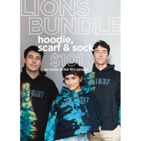 Detroit Lions tie-dye clothing bundle with hoodie, scarf, and socks for $101